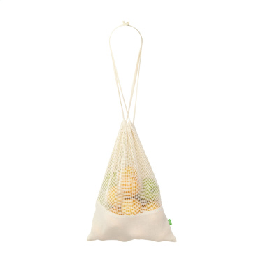 Logo trade ärikingid foto: Natura Organic GOTS võrgust puuviljakott (120 g/m²)