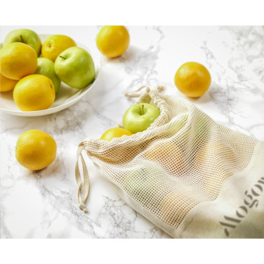 Logotrade firmakingitused pilt: Natura Organic GOTS võrgust puuviljakott (120 g/m²)