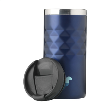 Logotrade reklaamtoote foto: Geomeetriline mustriga RCS 280 ml termotass