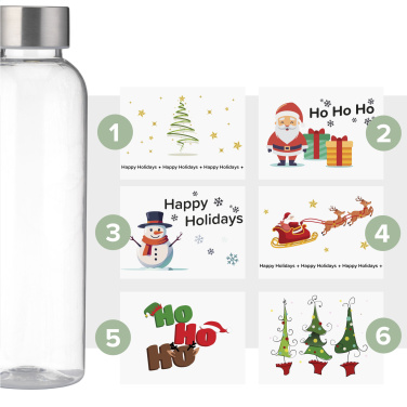 Logotrade reklaamkingid pilt: Senga GRS RPET pudel 500 ml X-Mas