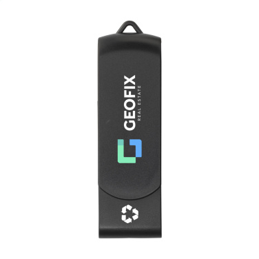 Logotrade reklaamkingituse foto: USB Twist Recycle 64 GB
