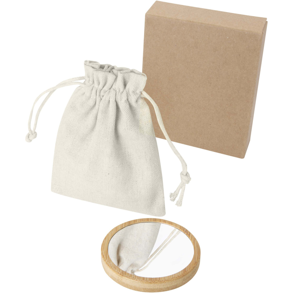 Logotrade firmakingi foto: Bambusest peegel