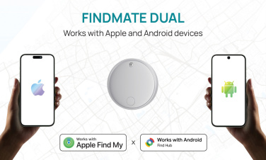 Logo trade meene pilt: Findmate Dual RCS taaskasutatud plastist esemete otsija IPX 5