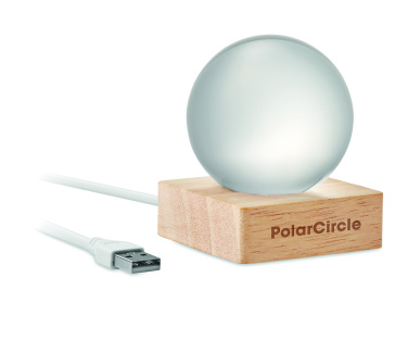 Logotrade firmakingitused pilt: LED-klaaskuul