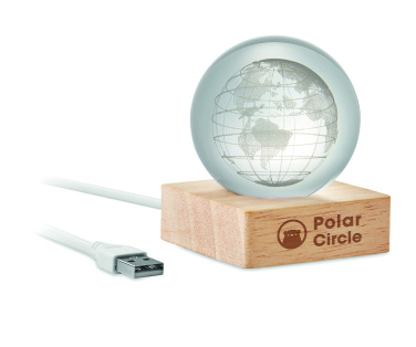 Logotrade reklaamtooted pilt: LED-klaasist kera