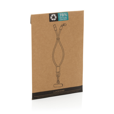 Logo trade reklaamkingituse pilt: LoopAmp RCS RPET reguleeritav telefoni randmerihm 60W kaabel