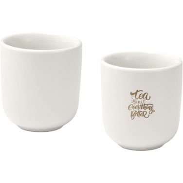 Logo trade reklaamkingi pilt: Meestele mõeldud 90 ml keraamilised espressotassid - 2 tk komplekt