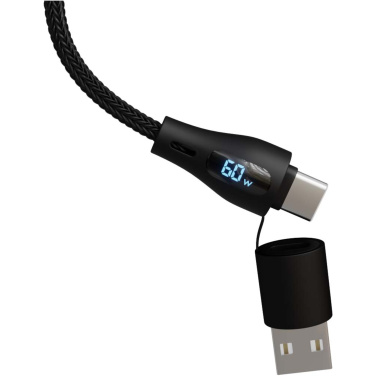 Logotrade firmakingid pilt: SCX.design C51 60W 5-in-1 rPET kiirlaadimiskaabel ekraaniga