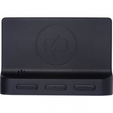 Logotrade reklaamtoote foto: Äratuskell ja juhtmevaba laadija ADELAIDE