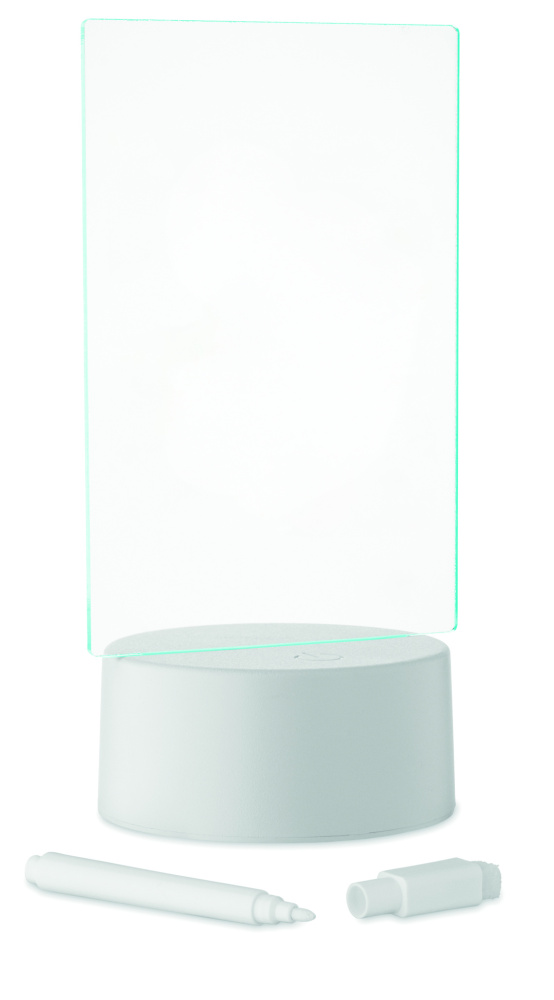 Logo trade meene pilt: LEDMEMO valgustatud LED-märkmetahvel