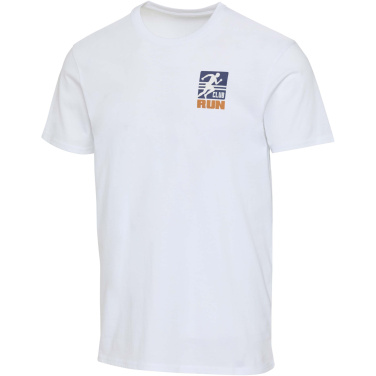 Logo trade reklaamkingituse pilt: Azuriidist lühikeste varrukatega unisex orgaaniline T-särk