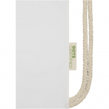Logo trade mainoslahja kuva: Orissa 100 g/m² organic cotton drawstring bag 5L