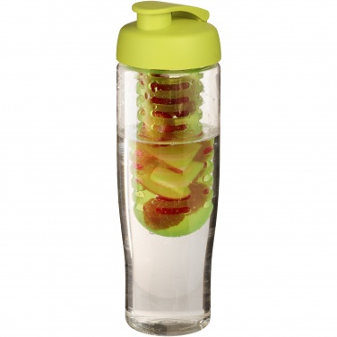 Logotrade mainoslahja tuotekuva: H2O Active® Tempo 700 ml flip kansi urheilujuomapullo & uuttaja