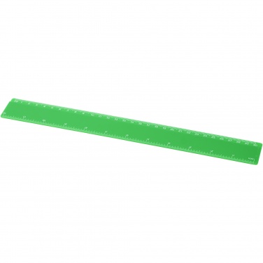 Logotrade liikelahja mainoslahja kuva: Renzo-viivain, 30 cm, muovinen