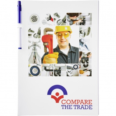 Logo trade mainoslahjat tuotekuva: Essential-konferenssipakkaus, jossa A4-koon muistikirja ja kynä
