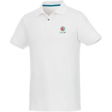 Logotrade mainoslahjat ja liikelahjat tuotekuva: Beryl short sleeve men's organic recycled polo