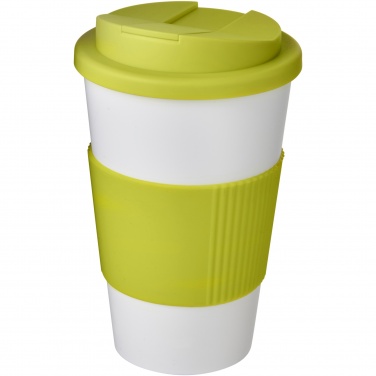 Logotrade liikelahja mainoslahja kuva: Americano® 350 ml muki, läikyttämätön kansi, grippi