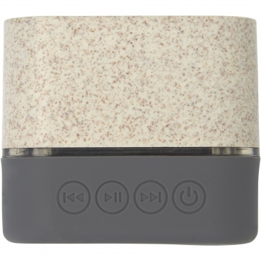 Logotrade mainostuote tuotekuva: Aira Bluetooth® -kaiutin, vehnänolkea
