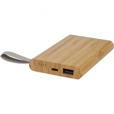 Logotrade liikelahjat kuva: Tulda-varavirtalähde, 5 000 mAh, bambua
