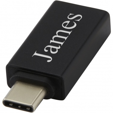 Logo trade liikelahjat tuotekuva: ADAPT alumiininen USB-C-USB-A 3.0 -sovitin