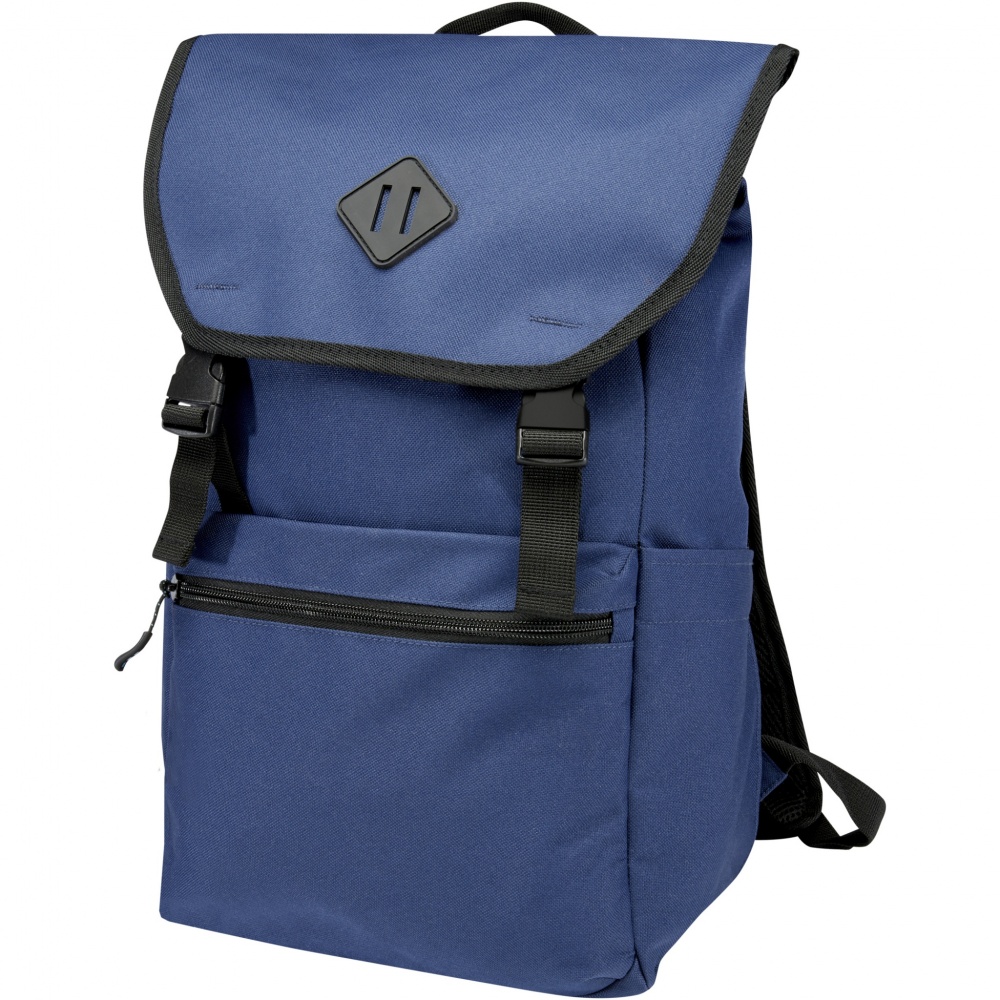 Logo trade liikelahjat tuotekuva: REPREVE® Our Ocean™ 15” GRS RPET reppu kannettavalle, 19 litraa