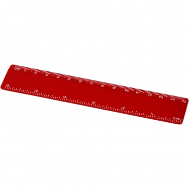 Logotrade liikelahja tuotekuva: Refari 15 cm:n viivain kierrätetystä muovista