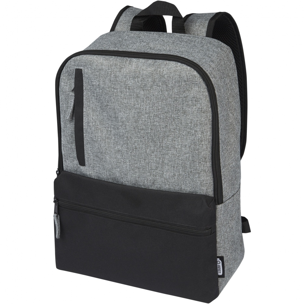 Logotrade mainostuotet kuva: Reclaim 15" GRS-kierrätetty kaksivärinen reppu kannettavalle 14 l