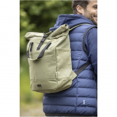 Logotrade mainoslahjat kuva: Joey 15” GRS-kierrätetystä kankaasta valmistettu rullattava reppu kannettavalle tietokoneelle 15 l