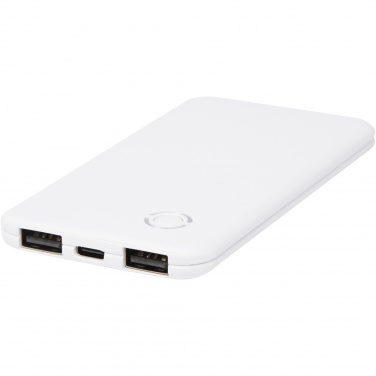 Logo trade mainostuotet tuotekuva: Slender dual ohut varavirtalähde, 4 000 mAh