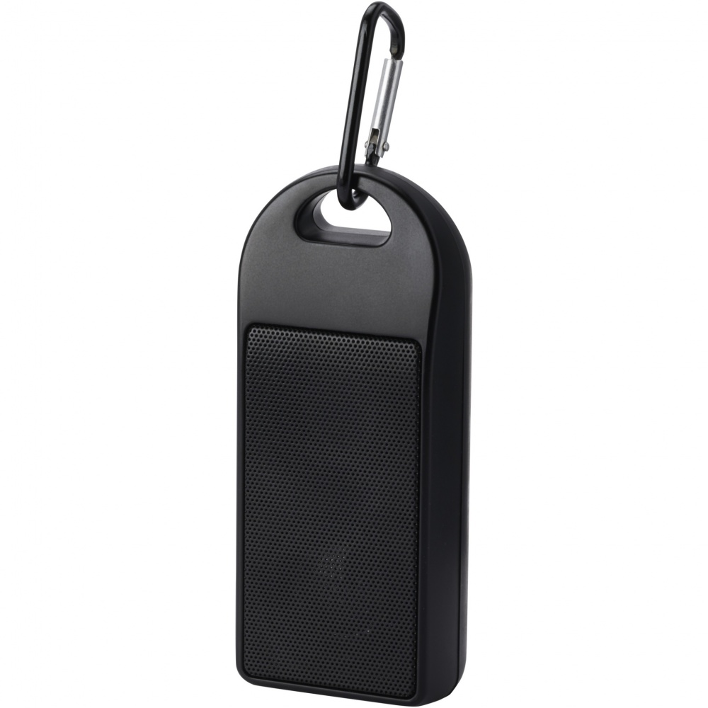 Logo trade liikelahjat tuotekuva: Omni 3 W IPX4 RCS-kierrätetystä muovista valmistettu Bluetooth®-kaiutin