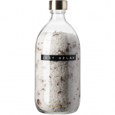 Logotrade mainostuotet kuva: Wellmark Just Relax 500 ml:n kylpysuola - ruusujen tuoksu