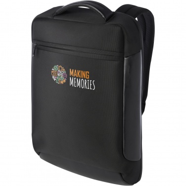 Logo trade liikelahjat mainoslahjat kuva: Expedition Pro 15,6 tuuman GRS-kierrätetystä materiaalista valmistettu kompakti reppu kannettavalle 12 l