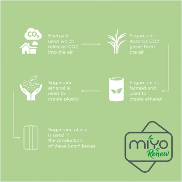 Logotrade mainoslahjat kuva: MIYO Renew yksikerroksinen lounasrasia