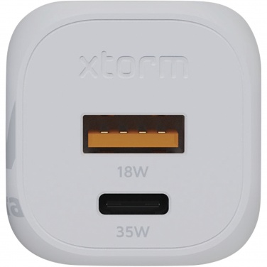 Logo trade liikelahja mainoslahja tuotekuva: Xtorm XEC035 GaN²Ultra 35 W seinälaturi