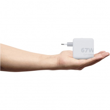 Logo trade mainoslahjat ja liikelahjat kuva: Xtorm XVC2067 GaNUltra 67 W matkalaturi 100 W USB-C PD -kaapelilla
