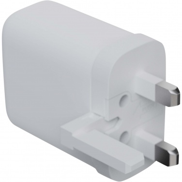 Logotrade mainostuote tuotekuva: Xtorm XEC067G GaN² Ultra 67 W seinälaturi – Iso-Britannian pistoke