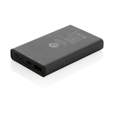 Logotrade mainoslahja ja liikelahja kuva: Terra RCS virtapankki 5000mAh kierrätetystä alumiinista