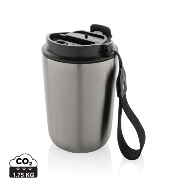 Logo trade liikelahjat mainoslahjat kuva: Cuppa RCS re-steel vakuumimuki kantolenkillä