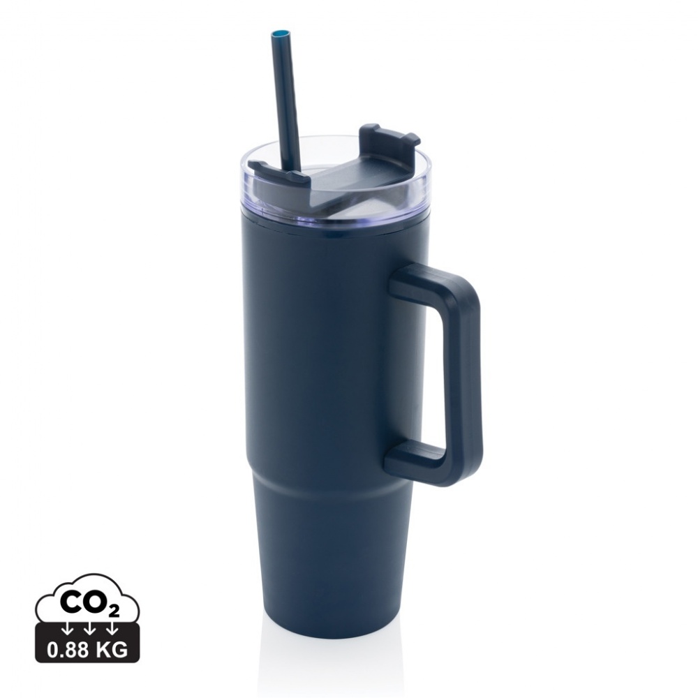 Logotrade liikelahja tuotekuva: Tana matkamuki kahvalla 90 ml RCS muovista