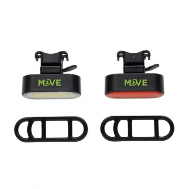 Logotrade liikelahjat kuva: Lumino RCS kierrätysmuovinen USB-ladattava pyörävalosarja