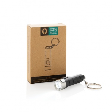 Logotrade mainoslahjat kuva: Globix RCS USB-ladattava avaimenperä taskulamppu