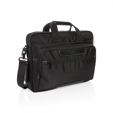 Logotrade mainoslahja tuotekuva: Swiss Peak Voyager RFID -tietokonelaukku 15,6"