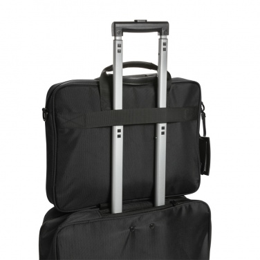 Logo trade liikelahja mainoslahja tuotekuva: Swiss Peak AWARE™ RPET Voyager 15.6" tietokonelaukku