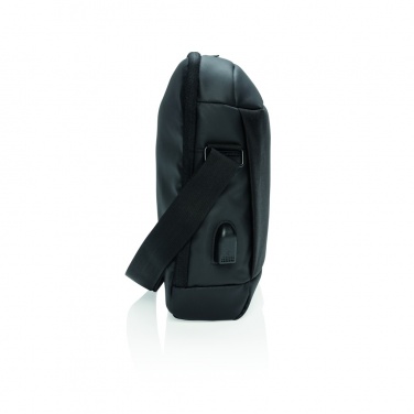 Logotrade liikelahja tuotekuva: Madrid – 15,6" USB-laptoplaukku - RFID - PVC vapaa