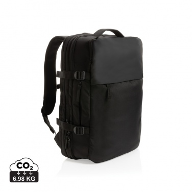 Logo trade mainostuote kuva: Swiss Peak AWARE™ RPET 15.6" laajennettava viikonloppureppus