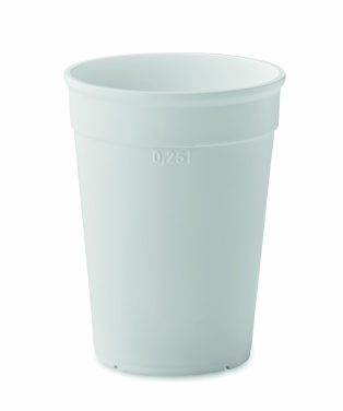 Logo trade mainoslahjat tuotekuva: Kierrätetty PP-muki, 250 ml