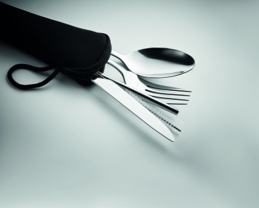 Logo trade mainoslahjat ja liikelahjat kuva: Ruokailuvälinesetti