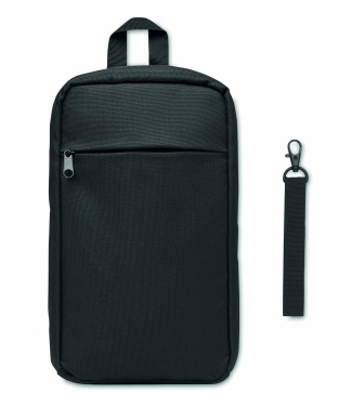 Logotrade mainostuote tuotekuva: Crossbody laukku 600D RPET