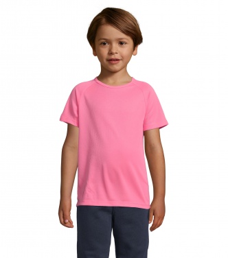Logotrade mainoslahja tuotekuva: SPORTY Lasten T paita 140g