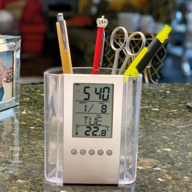 Logo trade mainostuote kuva: Akryyli pöytäkynäteline MADRID